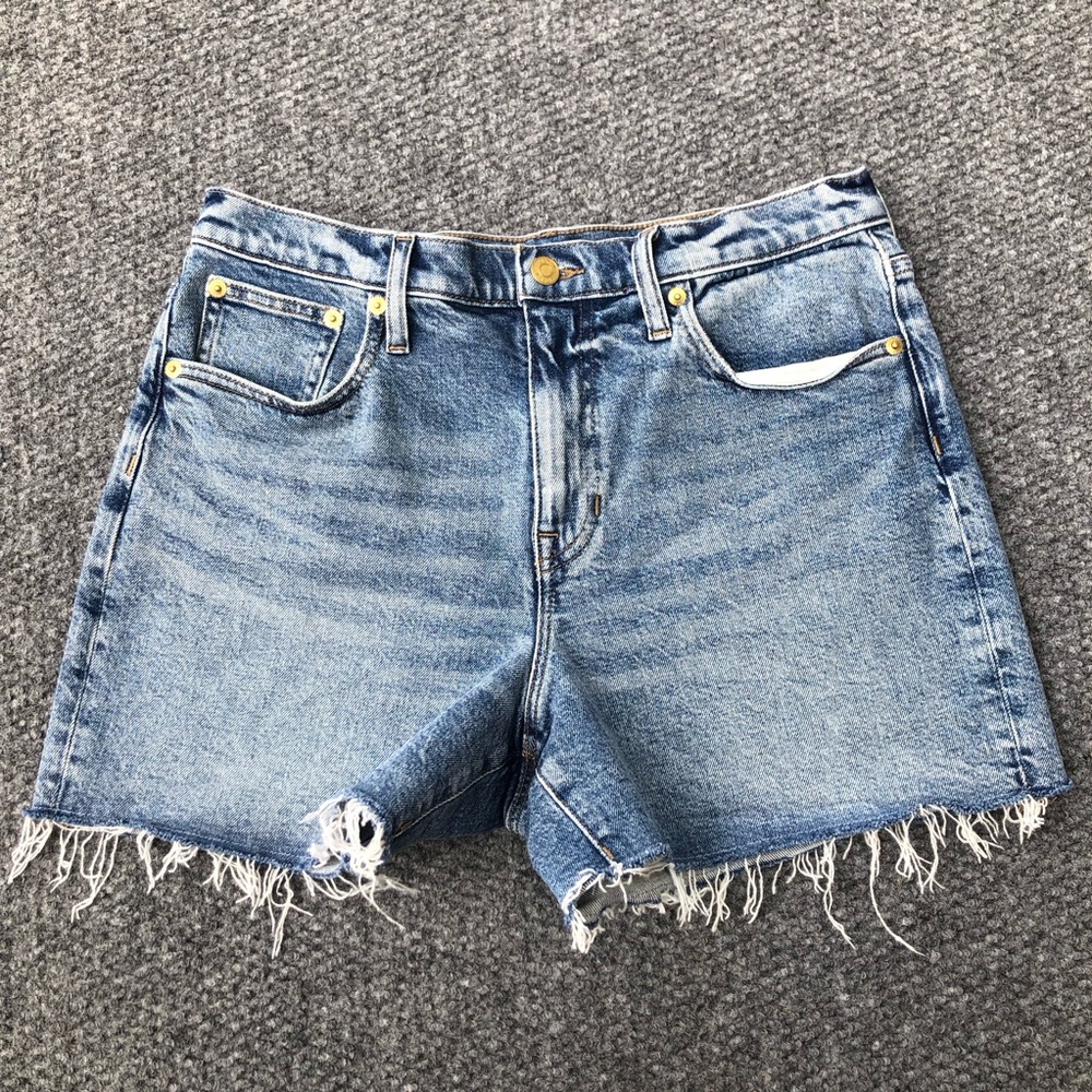 JCrew high rise denim shorts in Elliot wash size 28